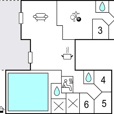 Prázdninový dům Aqua 221