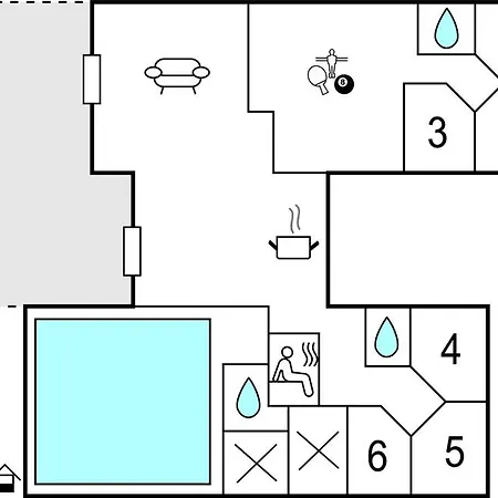 Prázdninový dům Aqua 221